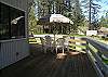 accessible from the dining area and the front of the home.