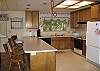 Plenty of counter space in this kitchen.  Open to the dining area and living room.