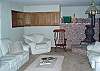 Plenty of room to sit and converse with family and friends or watch TV.