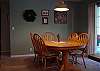 Dining area seating for 6 and easy access to patio.