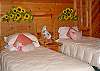 Twin size beds.