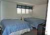 The bedroom offers 2 queen beds and has plenty of room.