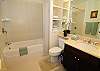 Guest Bathroom with Combination Tub/Shower.