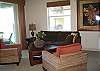 Living Area includes Queen Sleeper Sofa with Flat Panel TV/DVD and HBO On-Demand!