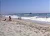 No streets to cross and no stairs to descend to this white sandy beach!