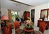 Living Area with Queen Sleeper Sofa and Desk Area with FREE Secure WIFI Access.