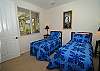 Features 2 Twin Beds with optional King Bed requested upon booking and Cable TV/DVD player.