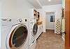 Laundry room on lower level 