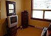 3rd Bedroom - Single over Double Bunk 20' TV/DVD, window over looks the Village Centre.
