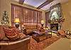 Stonegate 3402 lounge with stone clad fire place.