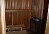 Ground floor- Sauna with bathroom adjacent.