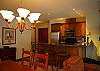 Breakfast bar with 3 stools