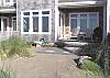 Patio and access to beach.