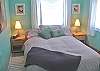 Lower level - Master bedroom with Queen bed.