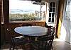 Dining table for 4 with spectacular ocean views.