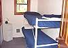 Downstairs Kid Bedroom with a  Bunk Bed (shorter than a normal twin)