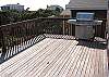 Upper level deck off Master Bedroom with gas BBQ and ocean views.