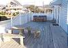 North facing deck with hot tub