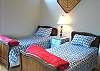 Upper level - Bedroom with two Twin beds.