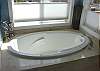 Upper level - Large garden/soaker tub in the Master Bathroom and a shower.