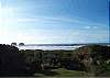 Ocean view from the upper level of the house.