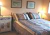 Second bedroom with a King size bed.