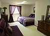 Lower level - Master Bedroom with a King bed and a double size futon for additional sleeping.
