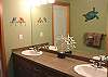 Upper level - Master Bathroom with Large shower and double sinks.
