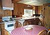 Lower level - Fully equipped kitchen with dining table for 6.