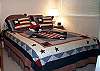 Lower Level - Bedroom with a Queen bed.