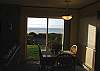 Ocean view from dining table, living room and kitchen.