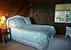 Upper level - Master Bedroom with Queen bed and TV/DVD.