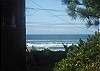 View of ocean from the living room.