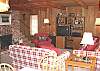 Main level - Living room with TV/VCR/DVD, wood burning fireplace, CD player plus some games & books for your enjoyment.