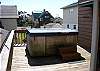 Hot Tub - sits on the east side of the deck.