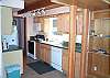Lower level - Fully equipped kitchen with ocean views.