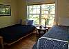 Upstairs Bedroom with high quality Queen Futon and Twin bed