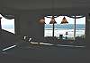 Ocean View from Living room area of upstairs apartment
