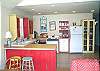 Kitchen with Breakfast Bar for 2 - fully equipped