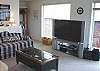 Third View - Upper Level - Living room with TV/DVD and sitting/reading area with views of Neahkahnie Mountain.