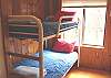 Upstairs Bedroom with a Twin Bunk Bed.
