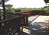 Upper level deck facing west