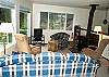 Living Room with TV/DVD/VCR and Hide-a-bed