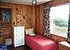 Second view - Upper level - Bedroom with two Twin beds and ocean views.