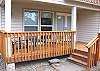 Nice size lower deck off the living room area.