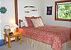 Downstairs Master Bedroom with Queen Bed.
