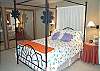 Downstairs bedroom with Queen bed