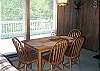 Main level - Dining table for 6.