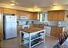 Fully equipped kitchen with ocean views.