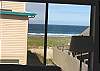 View of ocean front the living room.